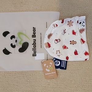 Bellabu Bear Beanie Christmas Cookie Pattern NWT